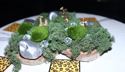 Tablescape and Floral detail — After Party decor — Zuri